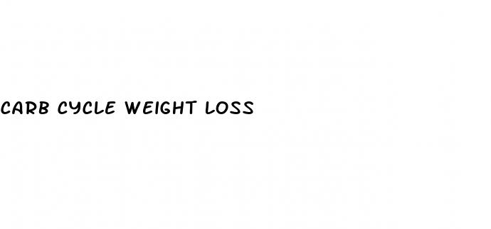 carb cycle weight loss