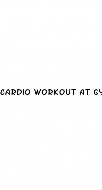 cardio workout at gym for weight loss