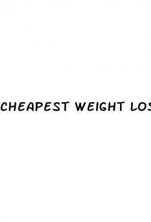 cheapest weight loss injection
