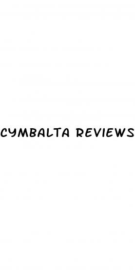 cymbalta reviews for weight loss