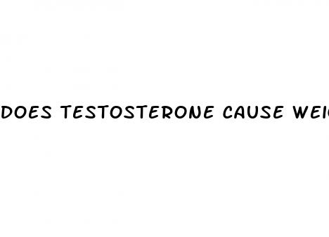 does testosterone cause weight loss