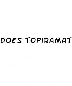 does topiramate cause weight loss