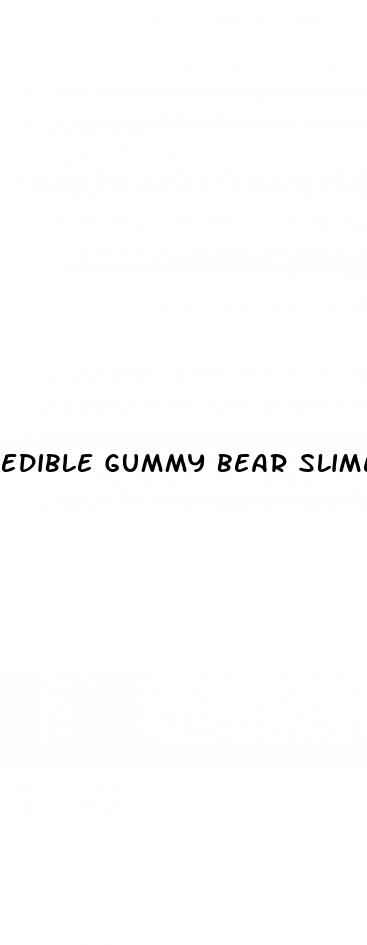 edible gummy bear slime video