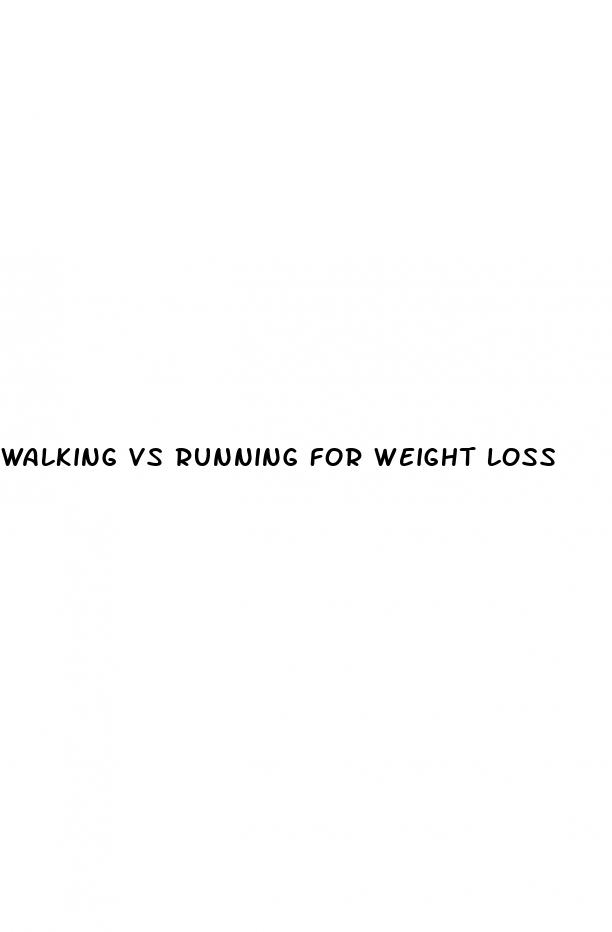 walking vs running for weight loss