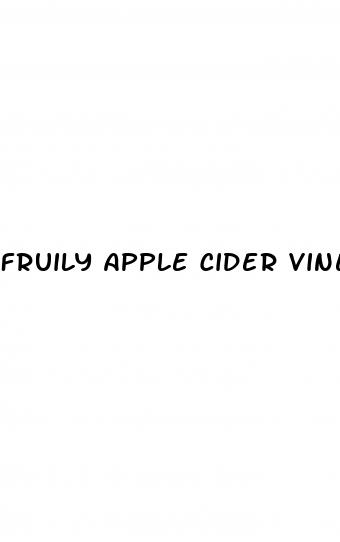 fruily apple cider vinegar gummies