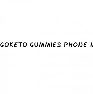 goketo gummies phone number