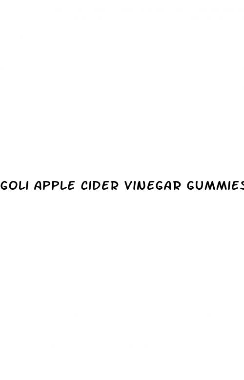 goli apple cider vinegar gummies nutrition