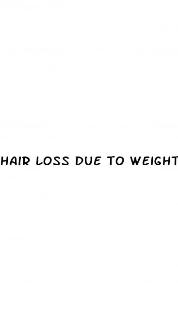 hair loss due to weight loss