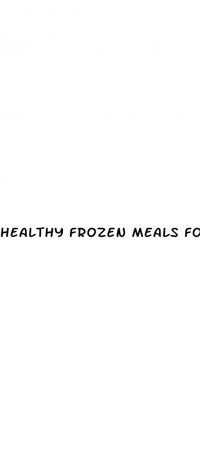 healthy frozen meals for weight loss