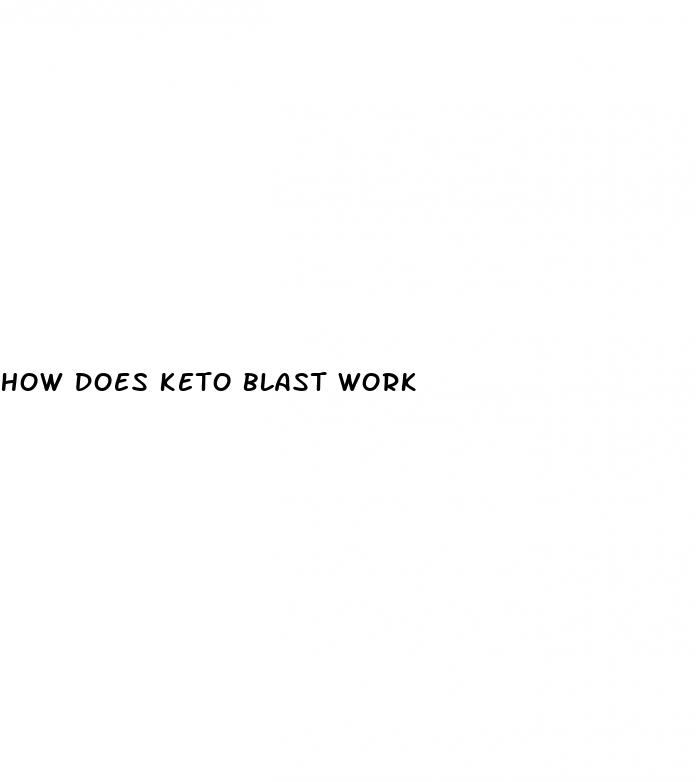 how does keto blast work