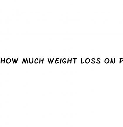 how much weight loss on phentermine
