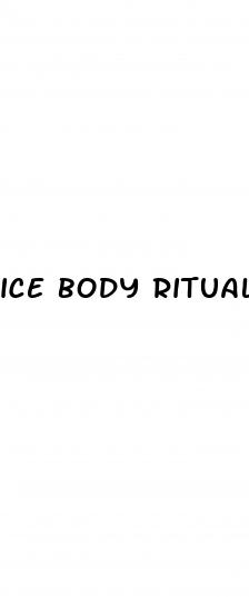 ice body ritual for weight loss