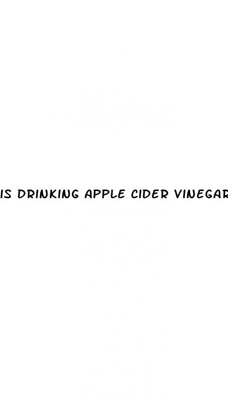 is drinking apple cider vinegar good for weight loss