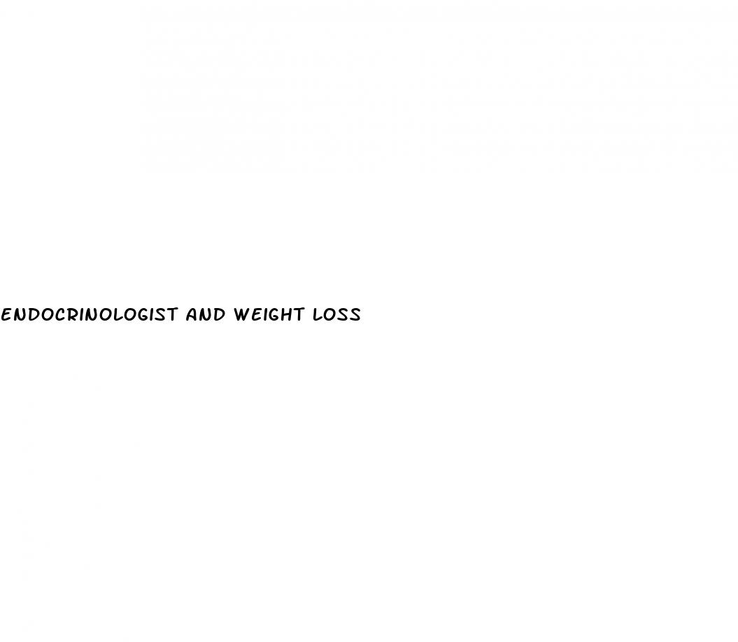 endocrinologist and weight loss