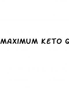 maximum keto gummies ingredients