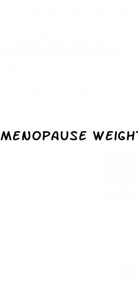 menopause weight loss diet