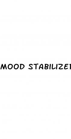mood stabilizers weight loss