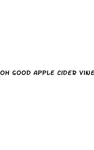 oh good apple cider vinegar gummies