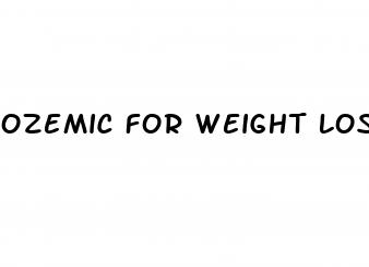 ozemic for weight loss