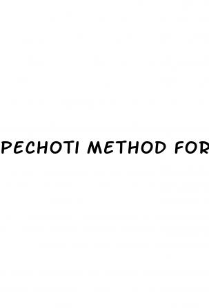 pechoti method for weight loss
