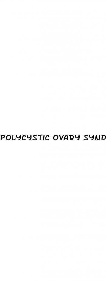 polycystic ovary syndrome weight loss