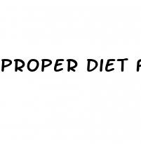 proper diet for weight loss