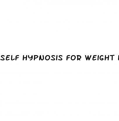 self hypnosis for weight loss