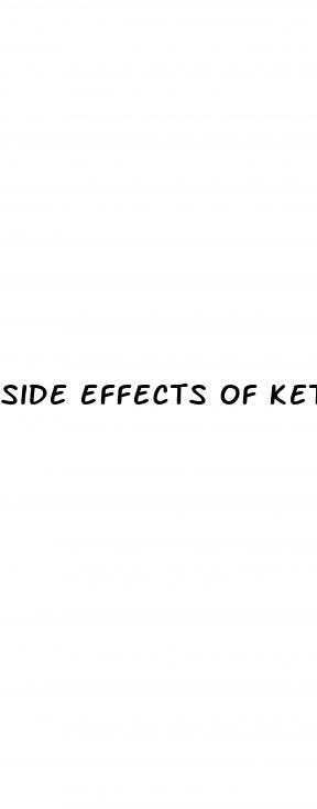 side effects of keto diet