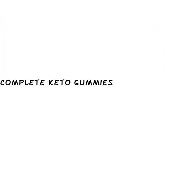 complete keto gummies