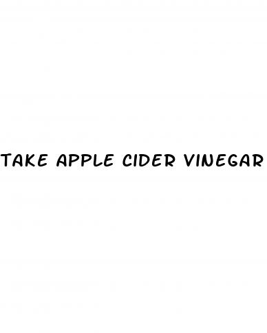 take apple cider vinegar in the morning