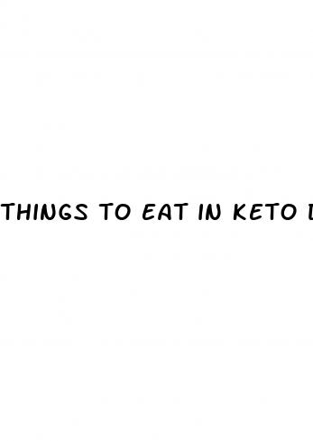 things to eat in keto diet