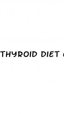 thyroid diet chart for weight loss
