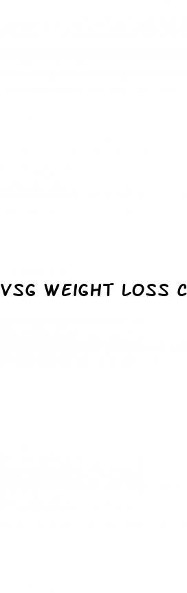 vsg weight loss chart