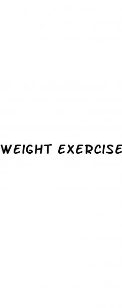 weight exercises for weight loss
