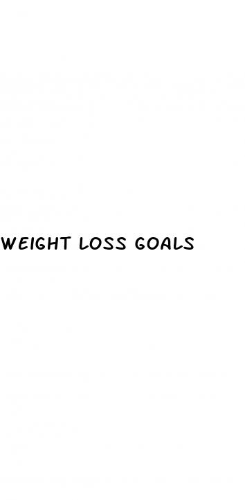 weight loss goals