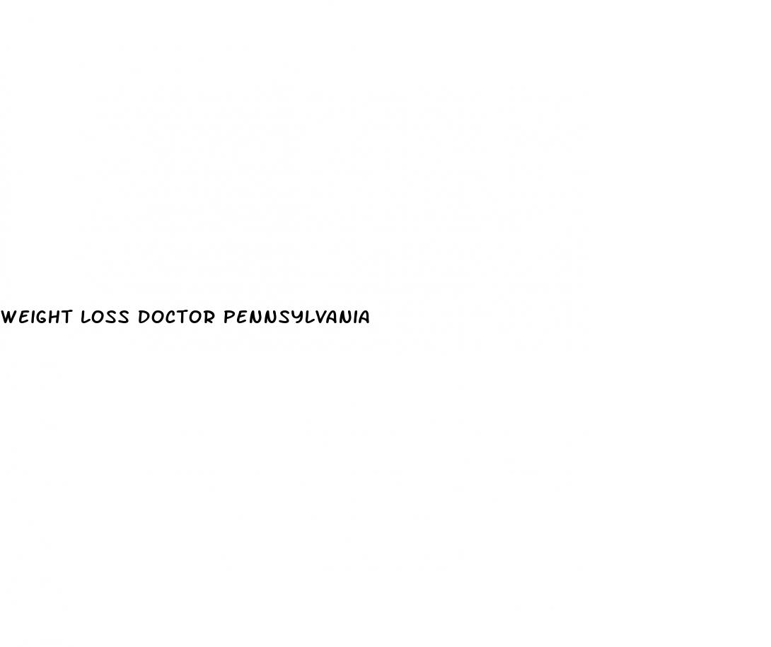 weight loss doctor pennsylvania
