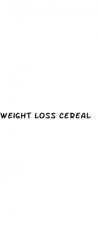 weight loss cereal