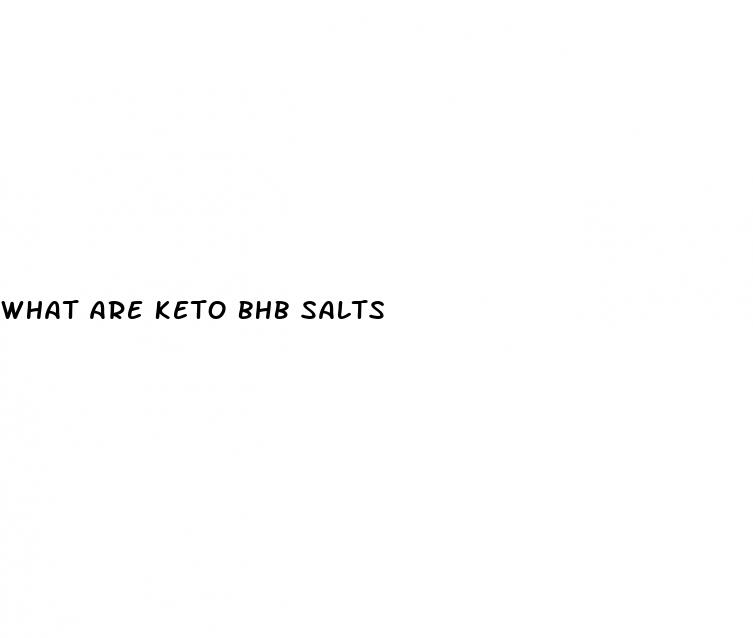 what are keto bhb salts