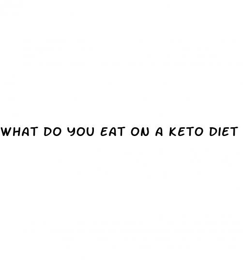 what do you eat on a keto diet