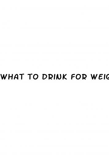 what to drink for weight loss