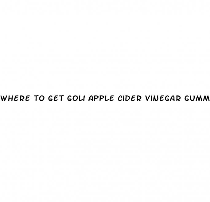 where to get goli apple cider vinegar gummies