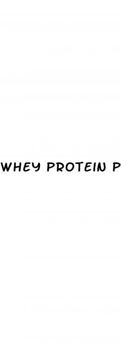 whey protein powder weight loss