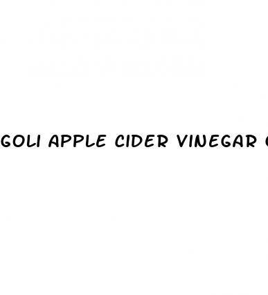 goli apple cider vinegar gummies age limit