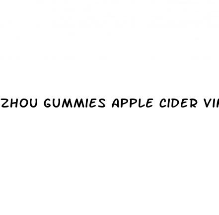 zhou gummies apple cider vinegar