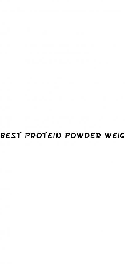 best protein powder weight loss