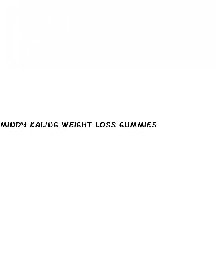 mindy kaling weight loss gummies