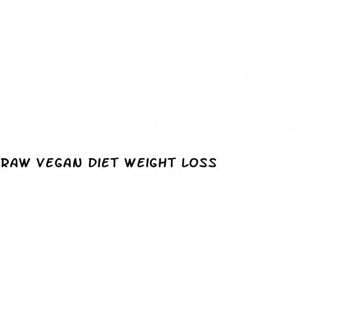 raw vegan diet weight loss