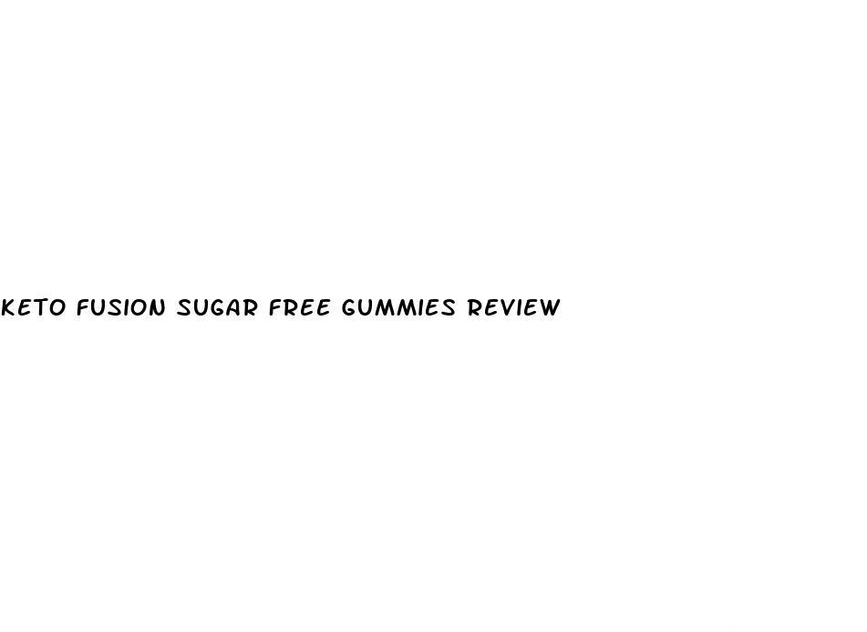 keto fusion sugar free gummies review