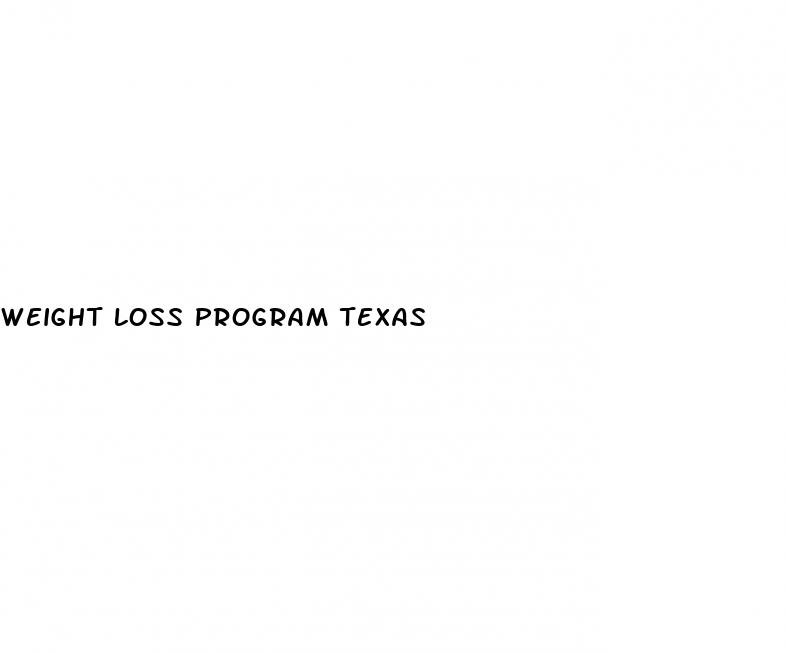 weight loss program texas