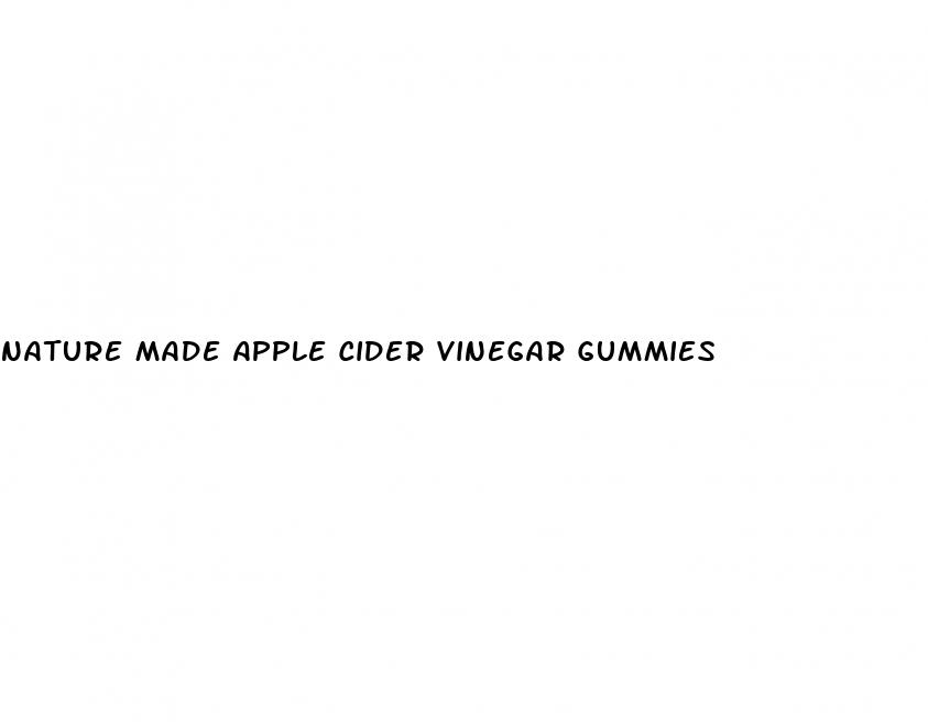 nature made apple cider vinegar gummies
